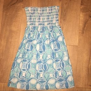 Lilly Pulitzer Strapless Beach Coverup Dress